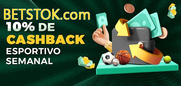 10% de bônus de cashback na BETSTOK.com